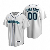 Seattle Mariners Customized Nike White Stitched MLB Cool Base Home Jersey,baseball caps,new era cap wholesale,wholesale hats